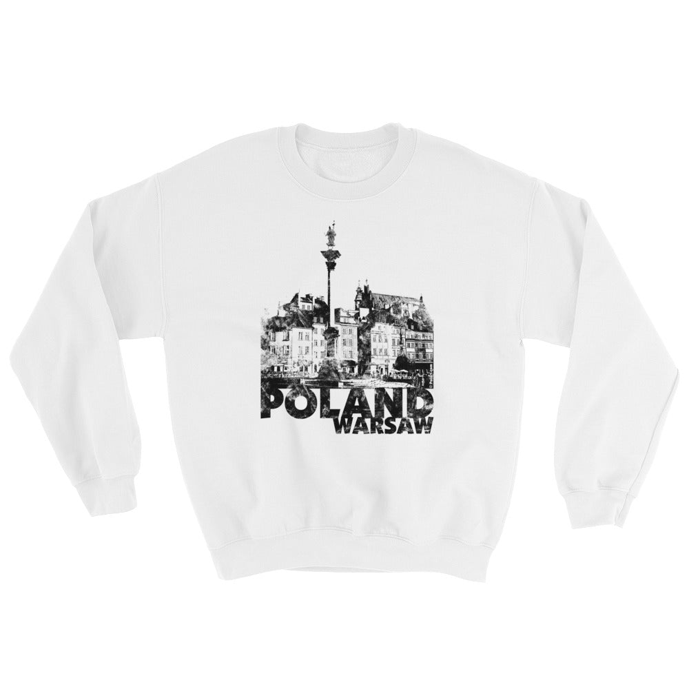 Warsaw, Poland Light Crew Neck Sweatshirt