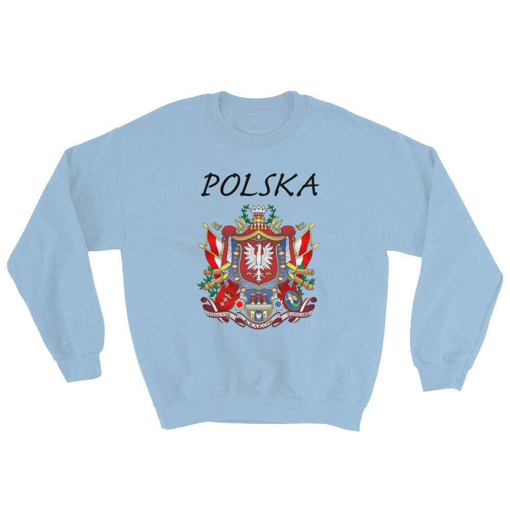 Polska - 3 Cities Crew Neck Sweatshirt