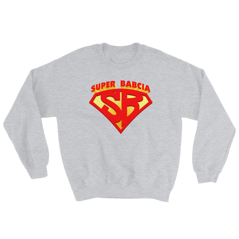Super Babcia Crew Neck Sweatshirt