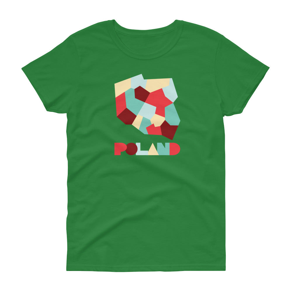 Geometric Poland Women's short sleeve t-shirt