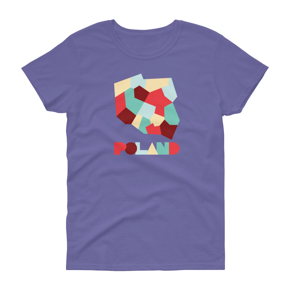 Geometric Poland Women's short sleeve t-shirt