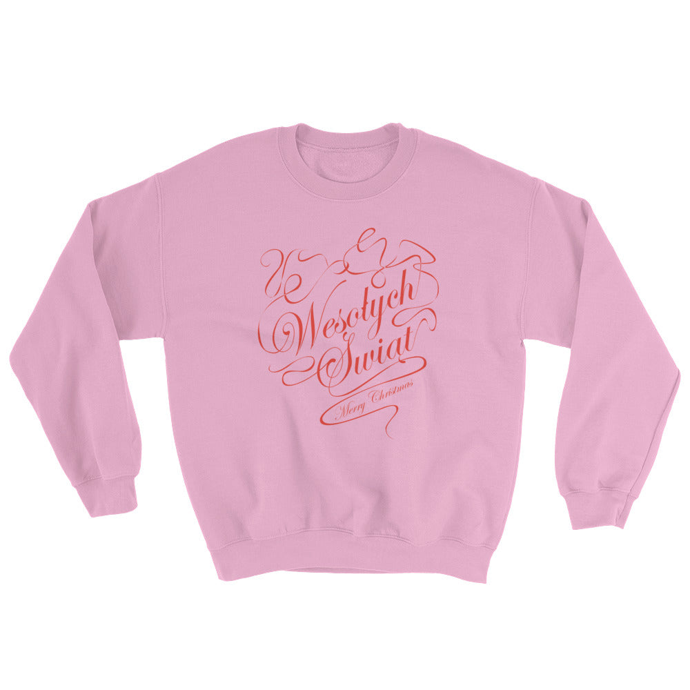 Wesołych Świąt (Merry Christmas) Crew Neck Sweatshirt