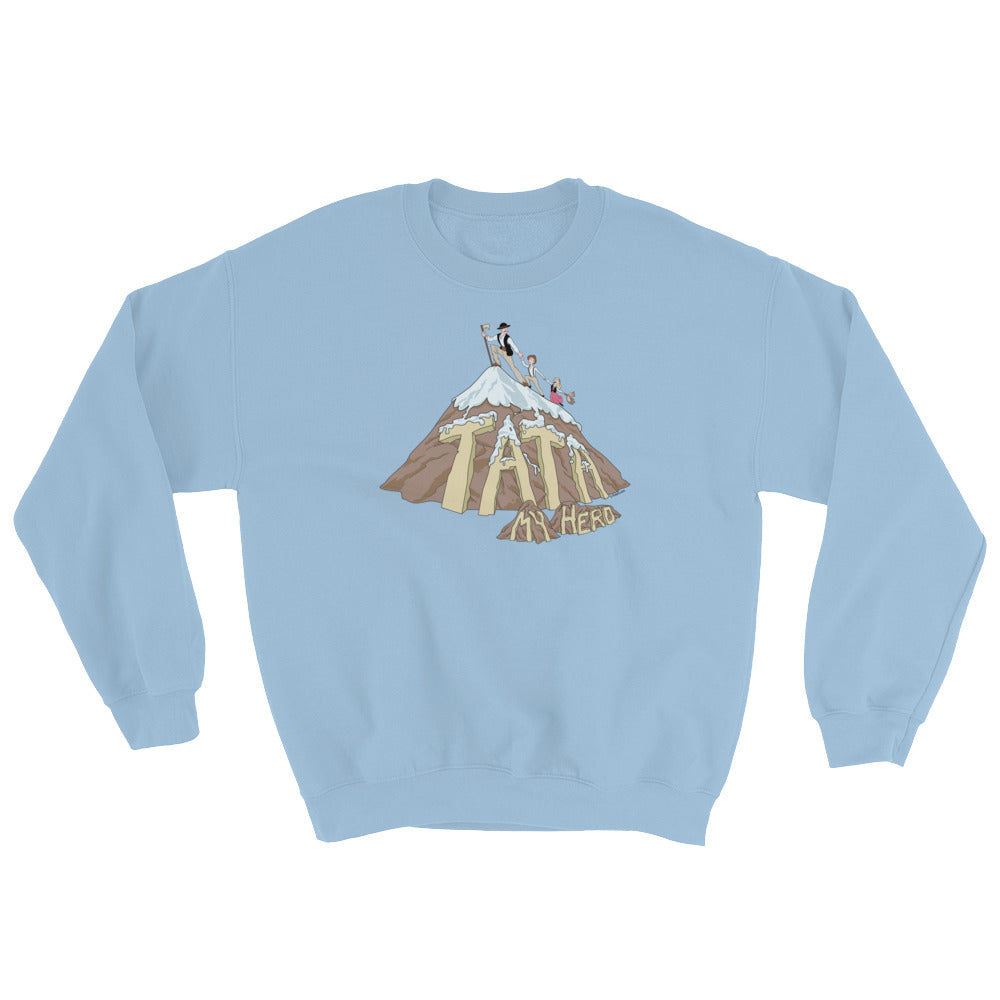 Tata (Dad) My Hero Crew Neck Sweatshirt