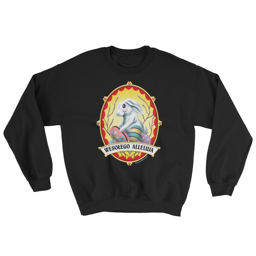 Wesołego Alleluja Bunny Crew Neck Sweatshirt