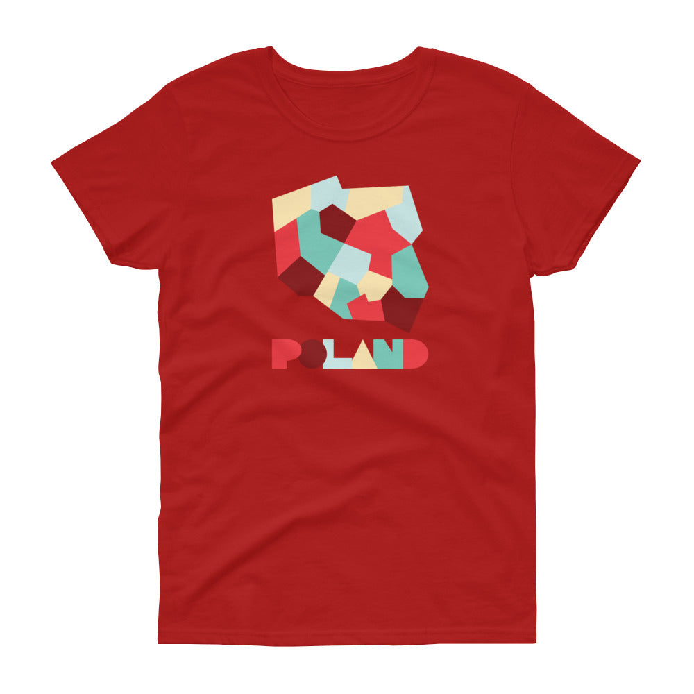 Geometric Poland Women's short sleeve t-shirt
