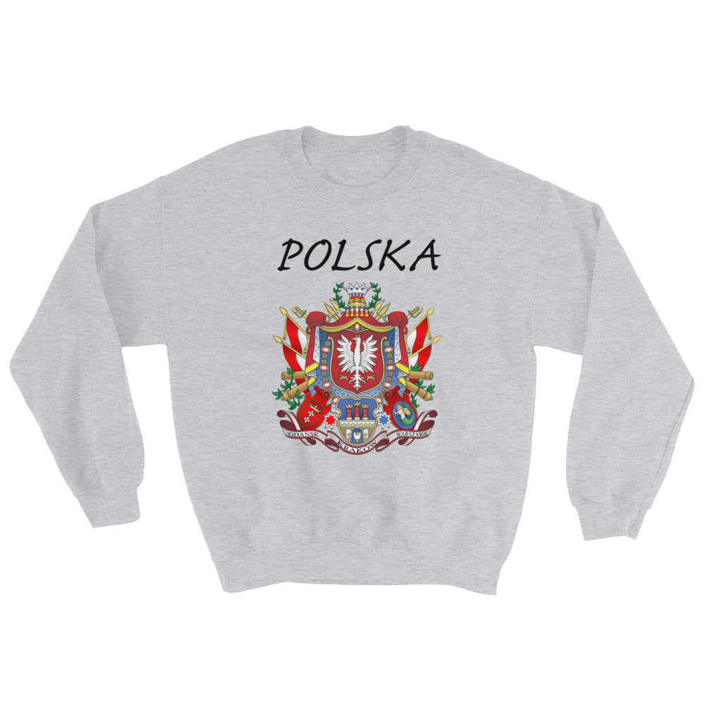 Polska - 3 Cities Crew Neck Sweatshirt
