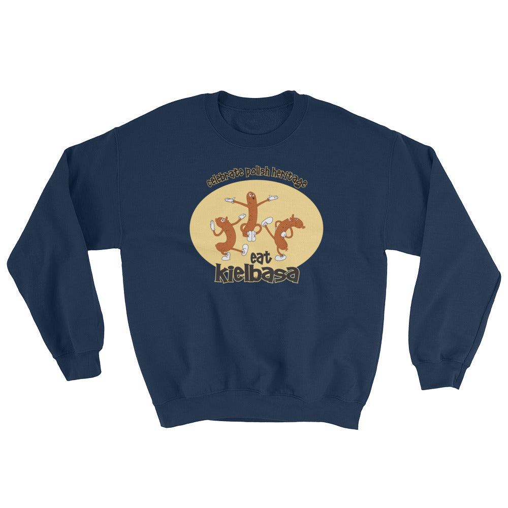 Eat Kielbasa Crew Neck Sweatshirt