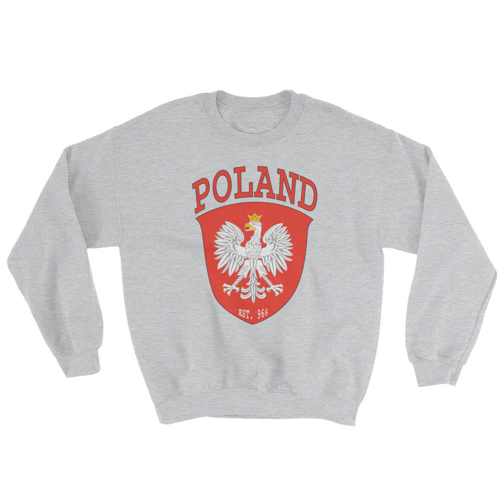 Poland Est. 966 Crew Neck Sweatshirt