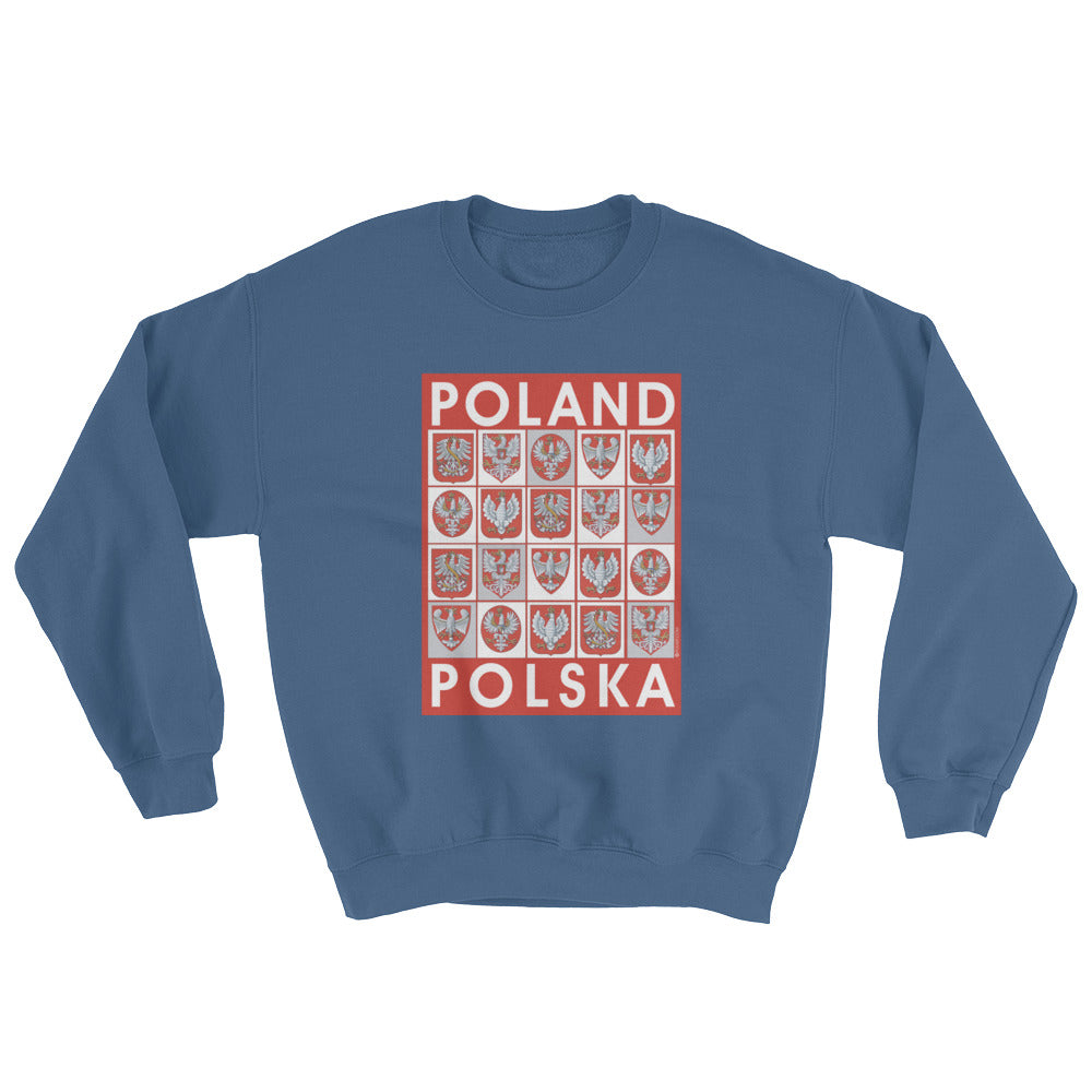 Poland Coat-of-Arms Crew Neck Sweatshirt