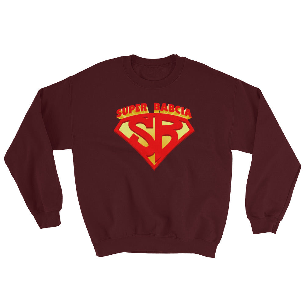 Super Babcia Crew Neck Sweatshirt