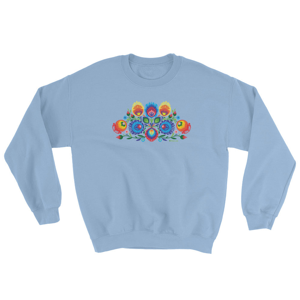 Folk Art (Wycinanki) Crew Neck Sweatshirt