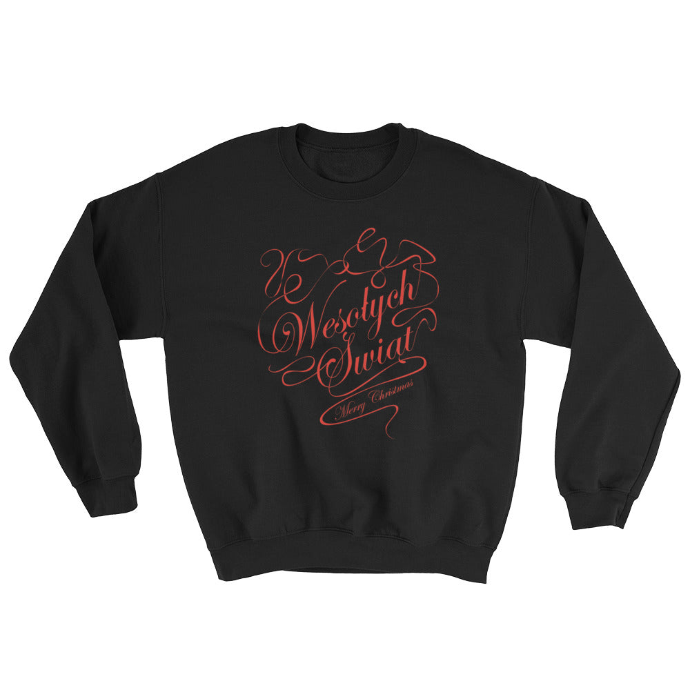 Wesołych Świąt (Merry Christmas) Crew Neck Sweatshirt