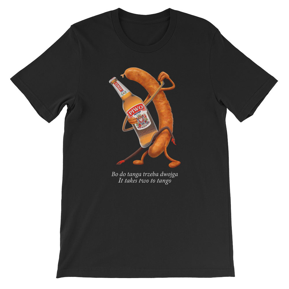 It Takes Two to Tango Dark Short-Sleeve Unisex T-Shirt