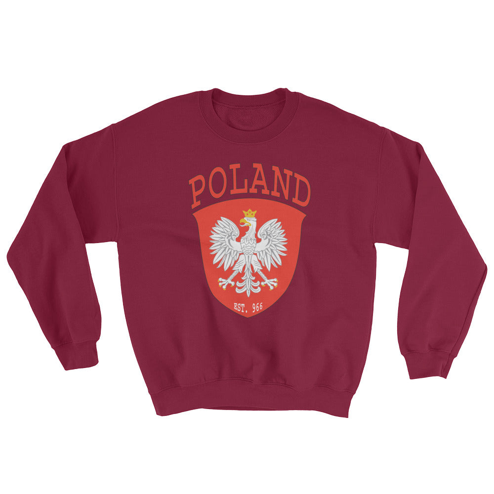 Poland Est. 966 Crew Neck Sweatshirt