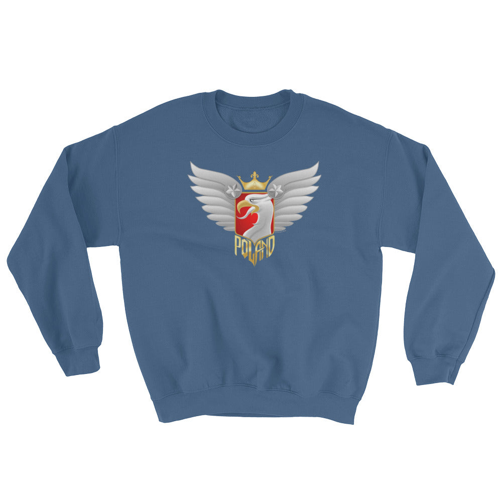 Biker Eagle Crew Neck Sweatshirt