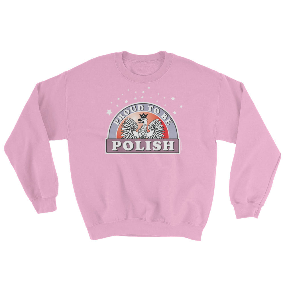 Proud to be Polish Crew Neck Sweatshirt