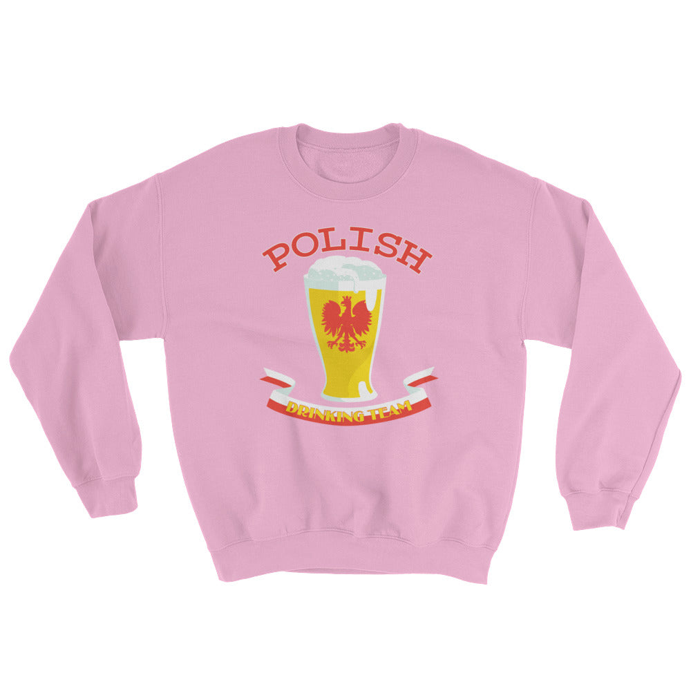 Polish Drinking Team Crew Neck Sweatshirt