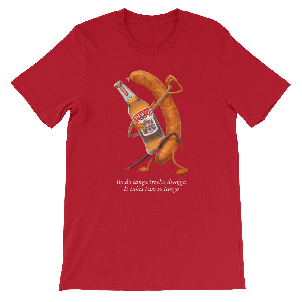 It Takes Two to Tango Dark Short-Sleeve Unisex T-Shirt