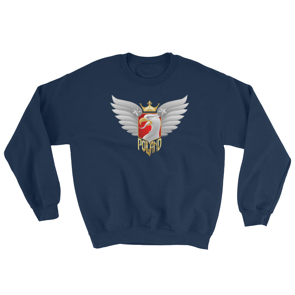 Biker Eagle Crew Neck Sweatshirt