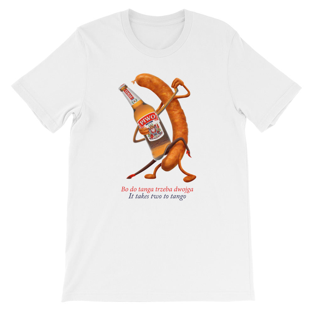 It Takes Two to Tango Light Short-Sleeve Unisex T-Shirt