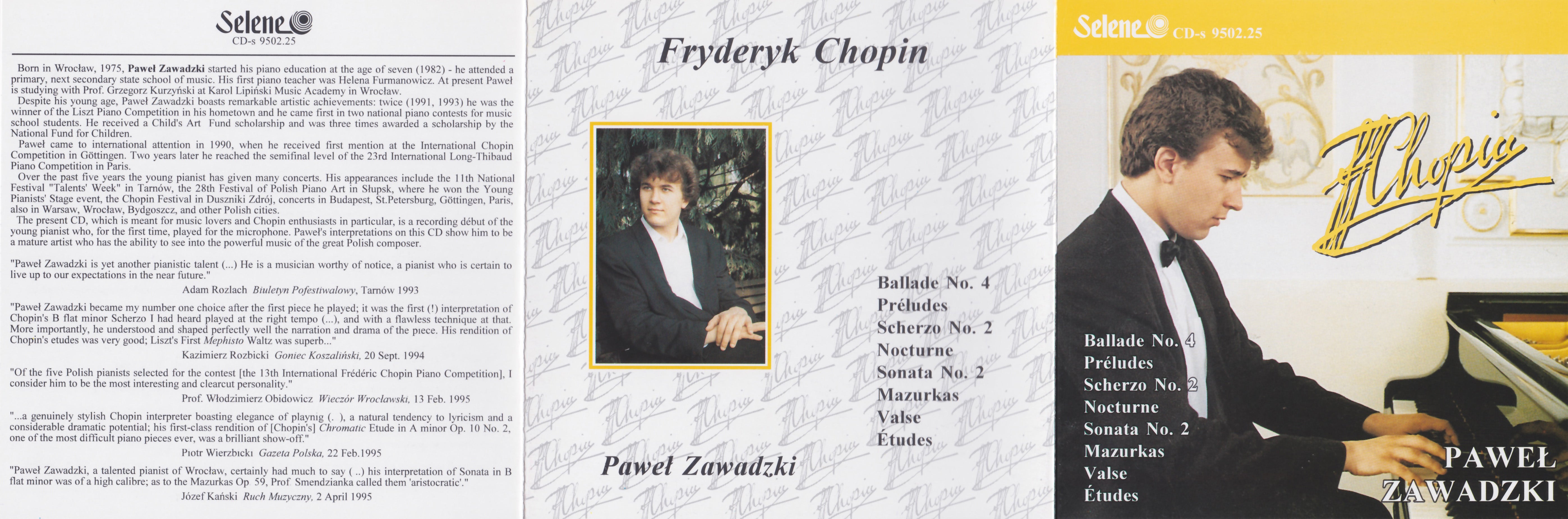 Chopin -IV Bellada - Pawel Zawadzki