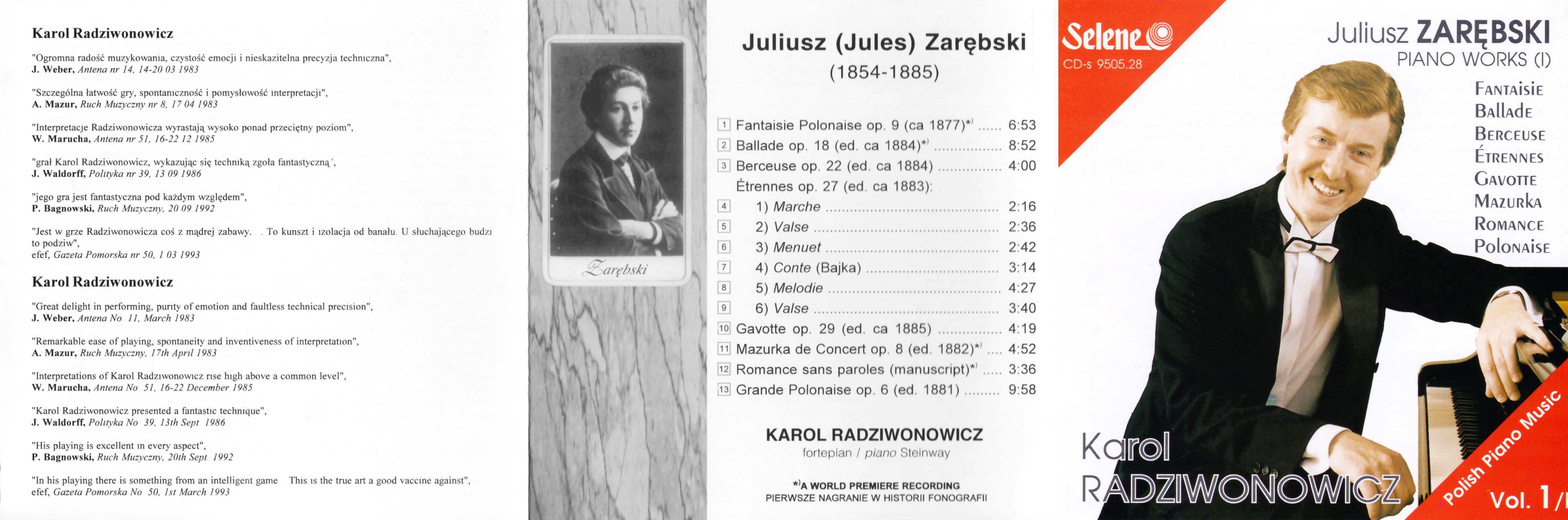 Juliusz Zarebski - Piano Works (1)