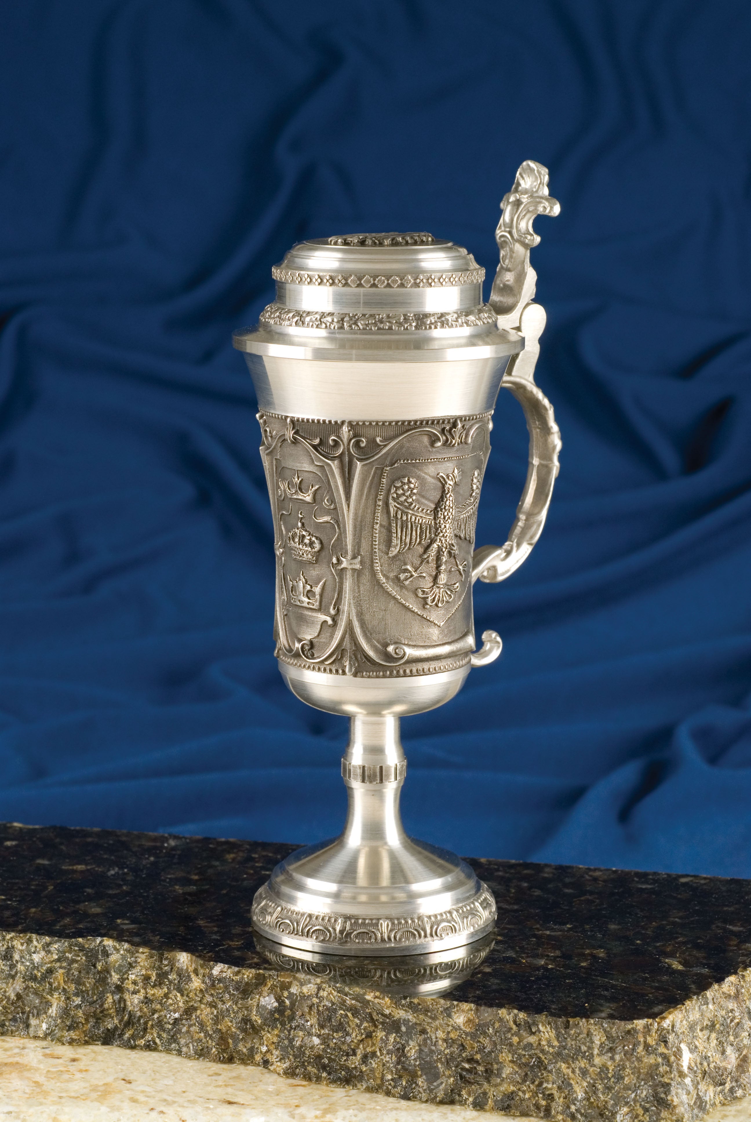 Pewter Stein - White Eagle 8.5 inches