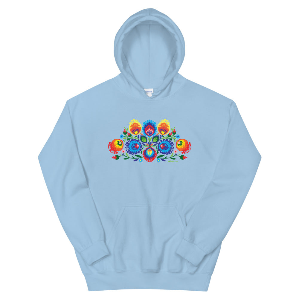 Wycinanki - Folk Art Hooded Sweatshirt
