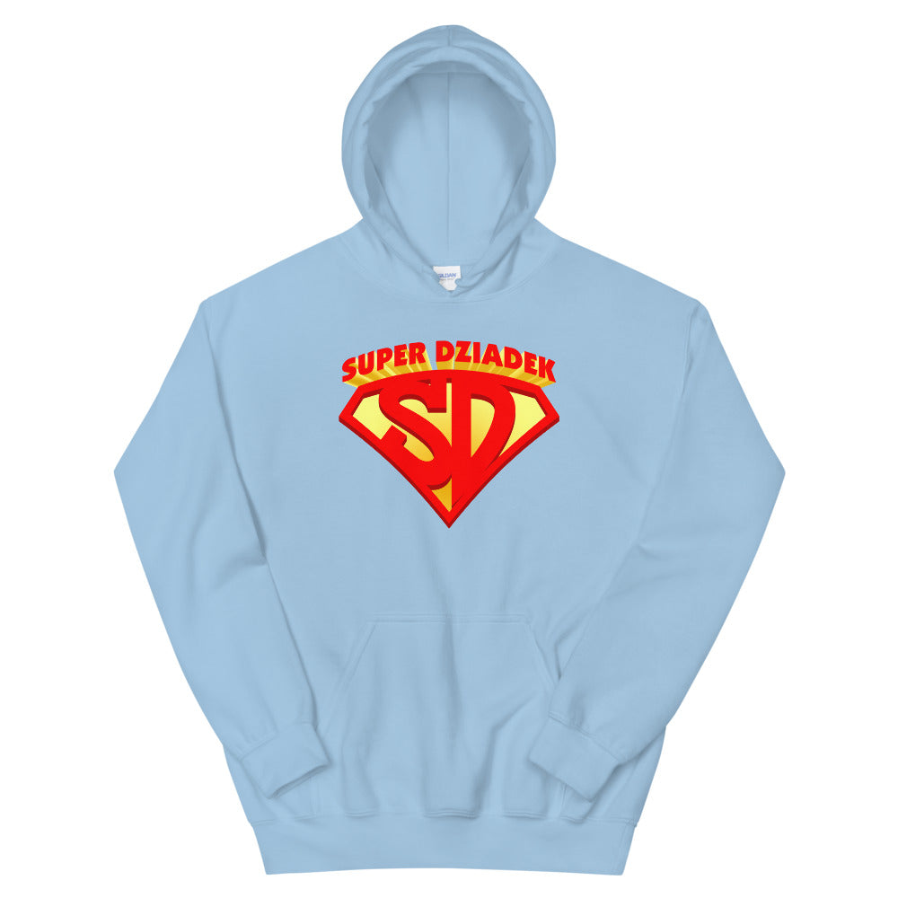 Super Dziadek Hooded Sweatshirt