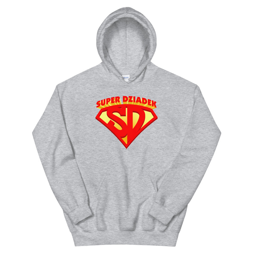 Super Dziadek Hooded Sweatshirt