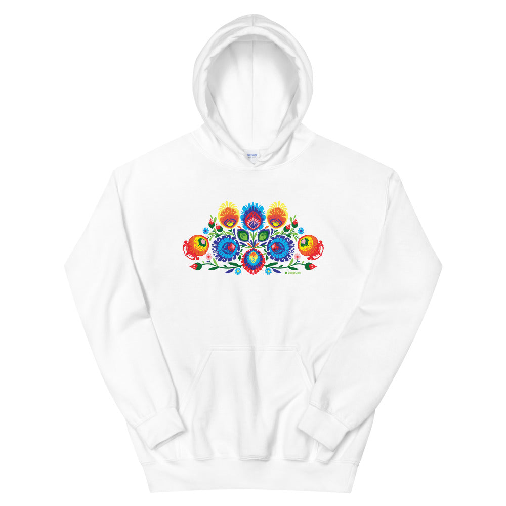 Wycinanki - Folk Art Hooded Sweatshirt