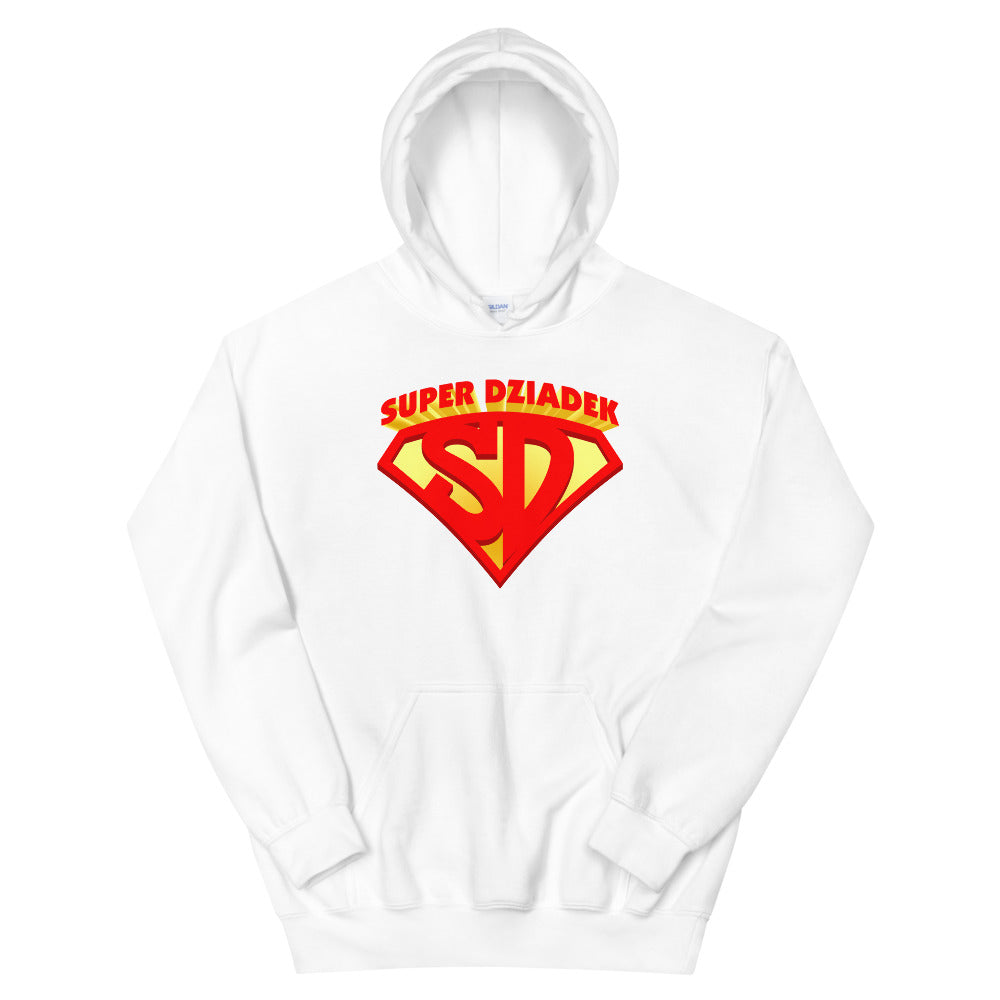 Super Dziadek Hooded Sweatshirt