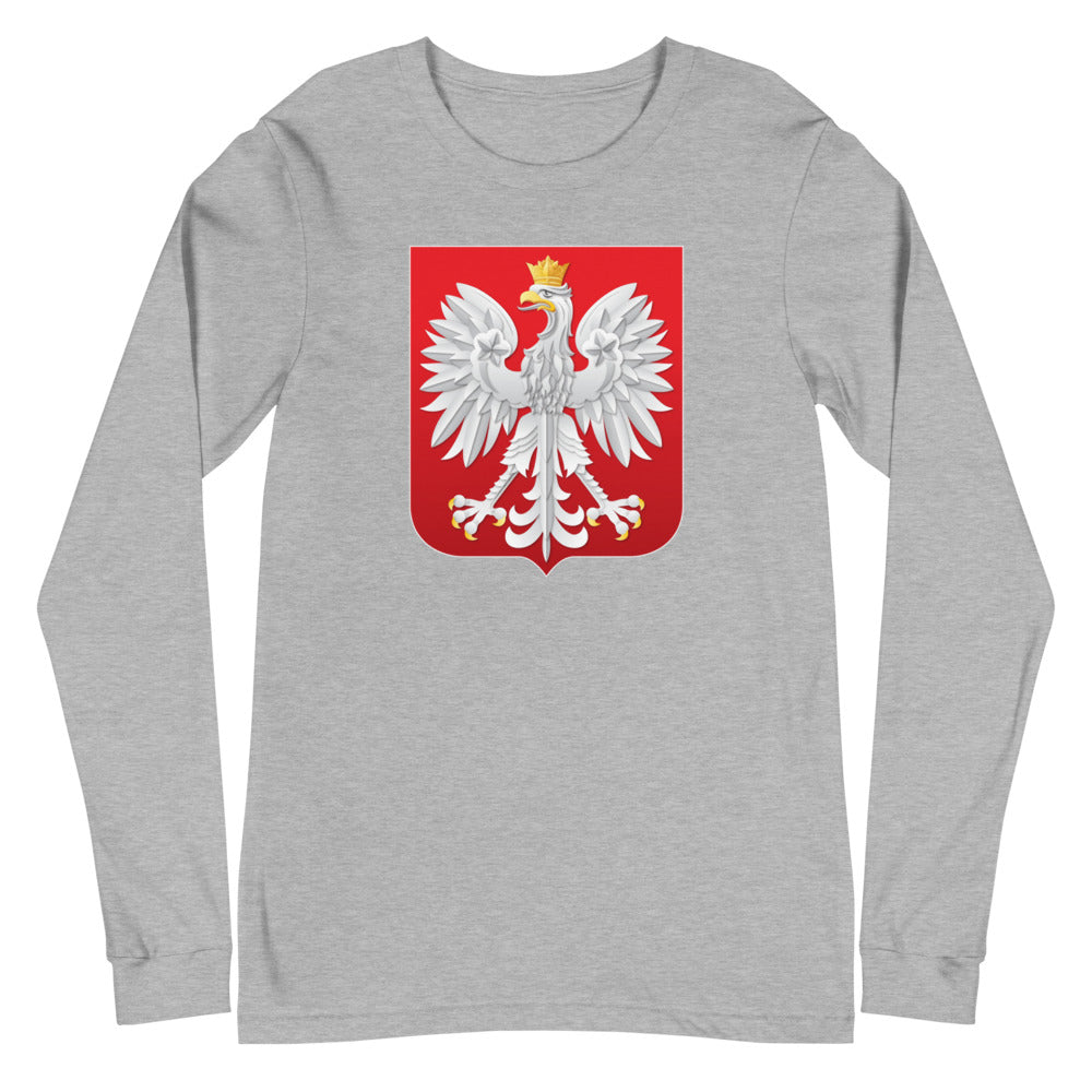 White Eagle Coat-of-Arms Long Sleeve Tee