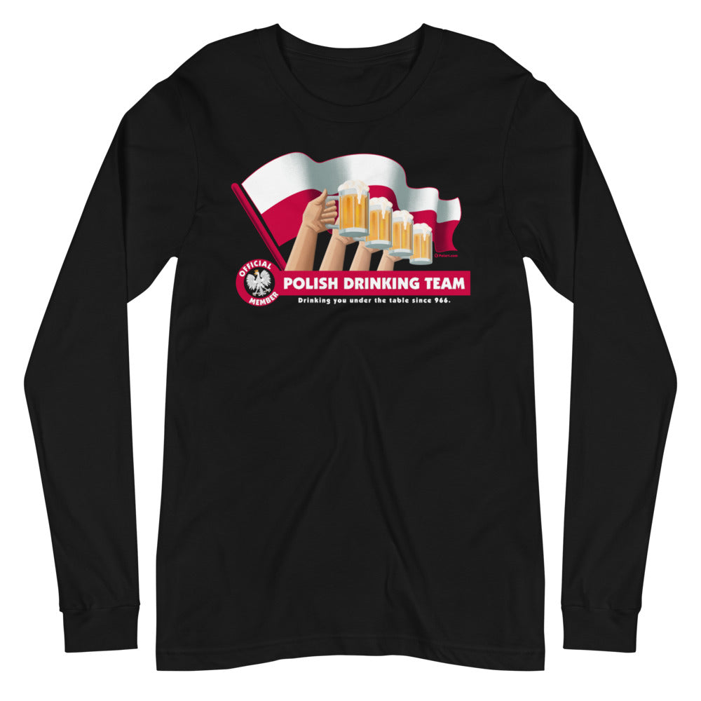 Polish Drinking Team Long Sleeve Tee