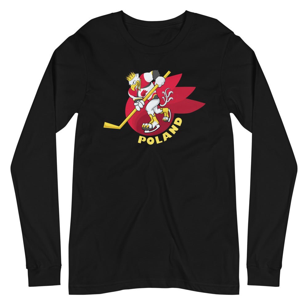 Poland Hockey White Eagle Long Sleeve Tee