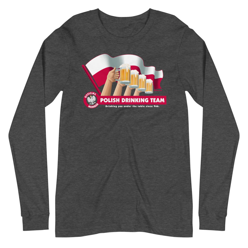 Polish Drinking Team Long Sleeve Tee