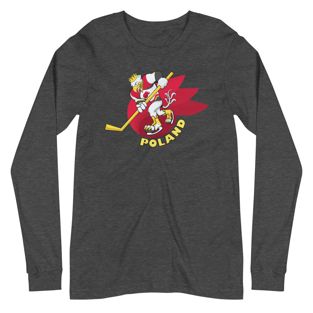 Poland Hockey White Eagle Long Sleeve Tee