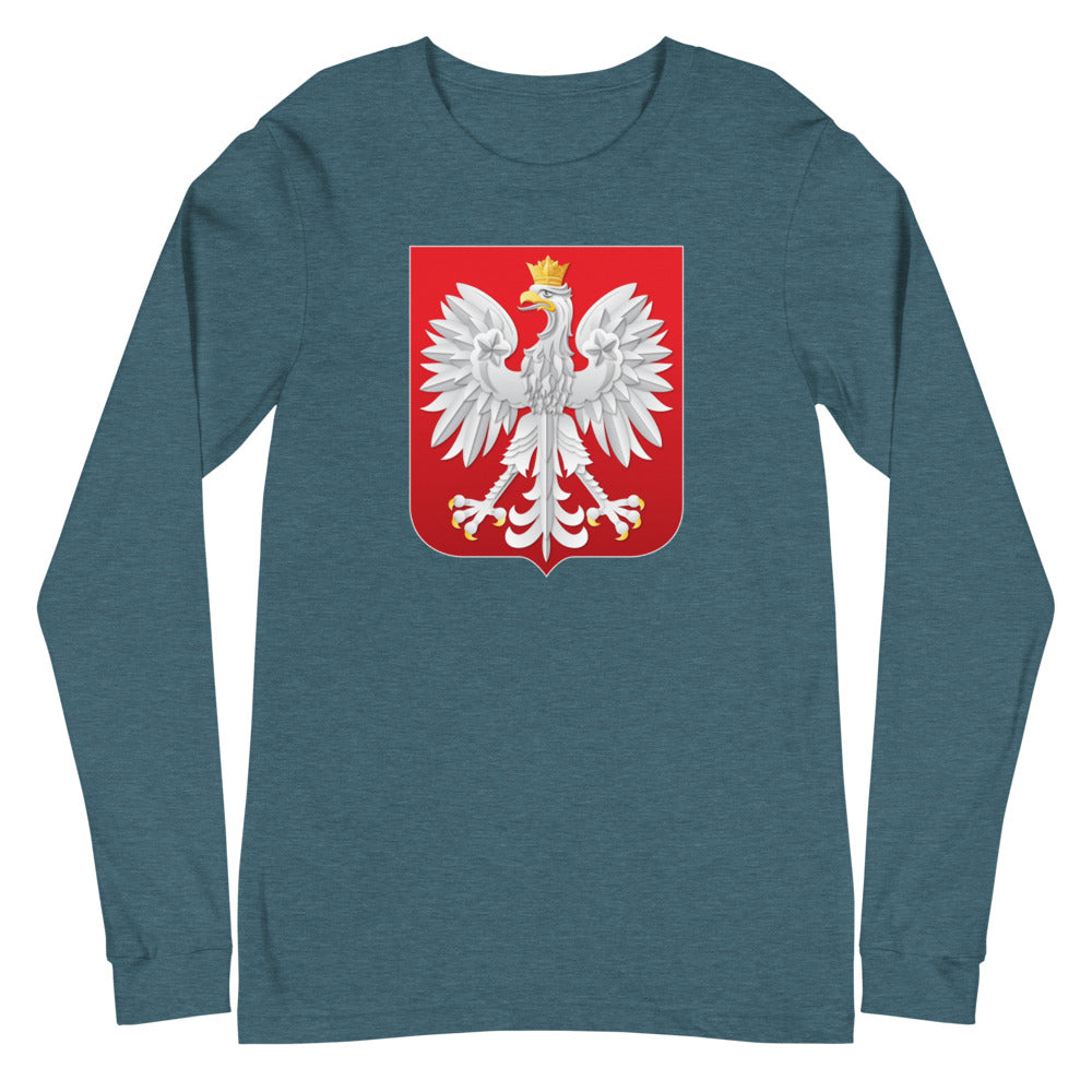 White Eagle Coat-of-Arms Long Sleeve Tee