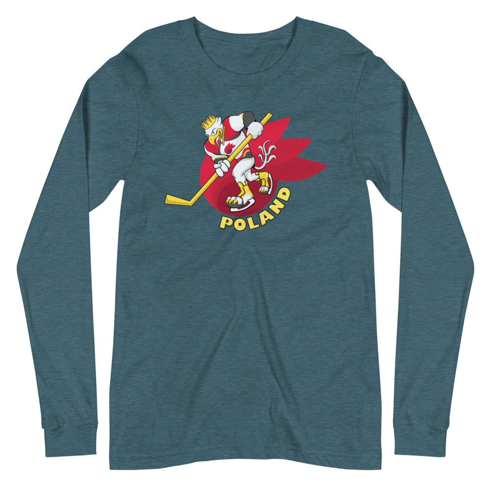 Poland Hockey White Eagle Long Sleeve Tee