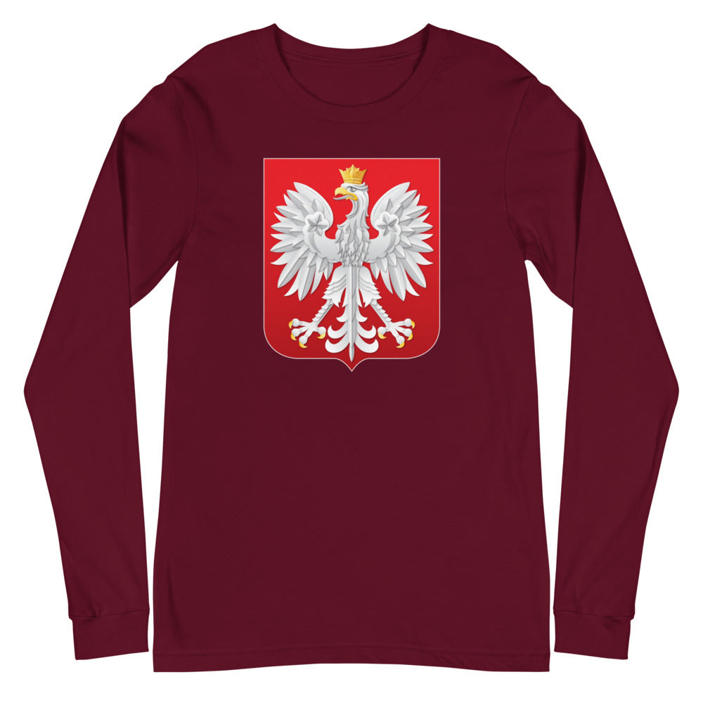 White Eagle Coat-of-Arms Long Sleeve Tee