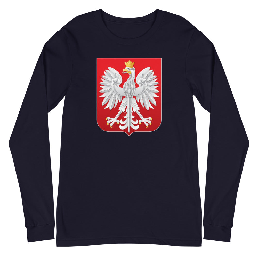 White Eagle Coat-of-Arms Long Sleeve Tee