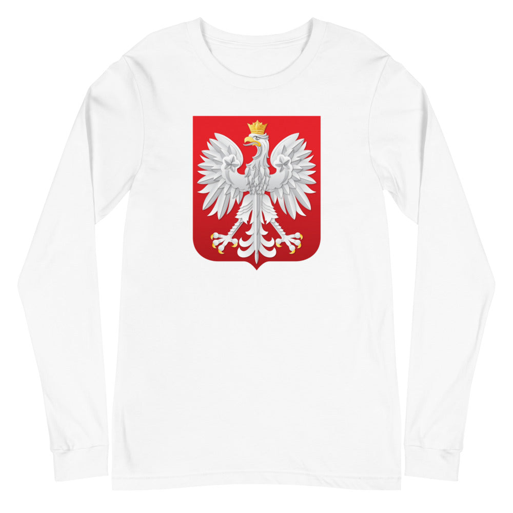 White Eagle Coat-of-Arms Long Sleeve Tee