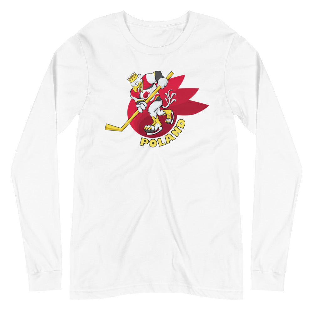 Poland Hockey White Eagle Long Sleeve Tee