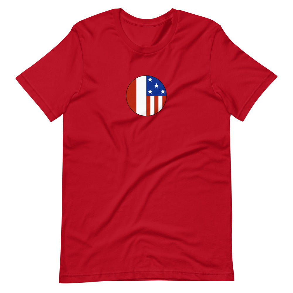 Polish-American Minimalist Short-Sleeve Unisex T-Shirt