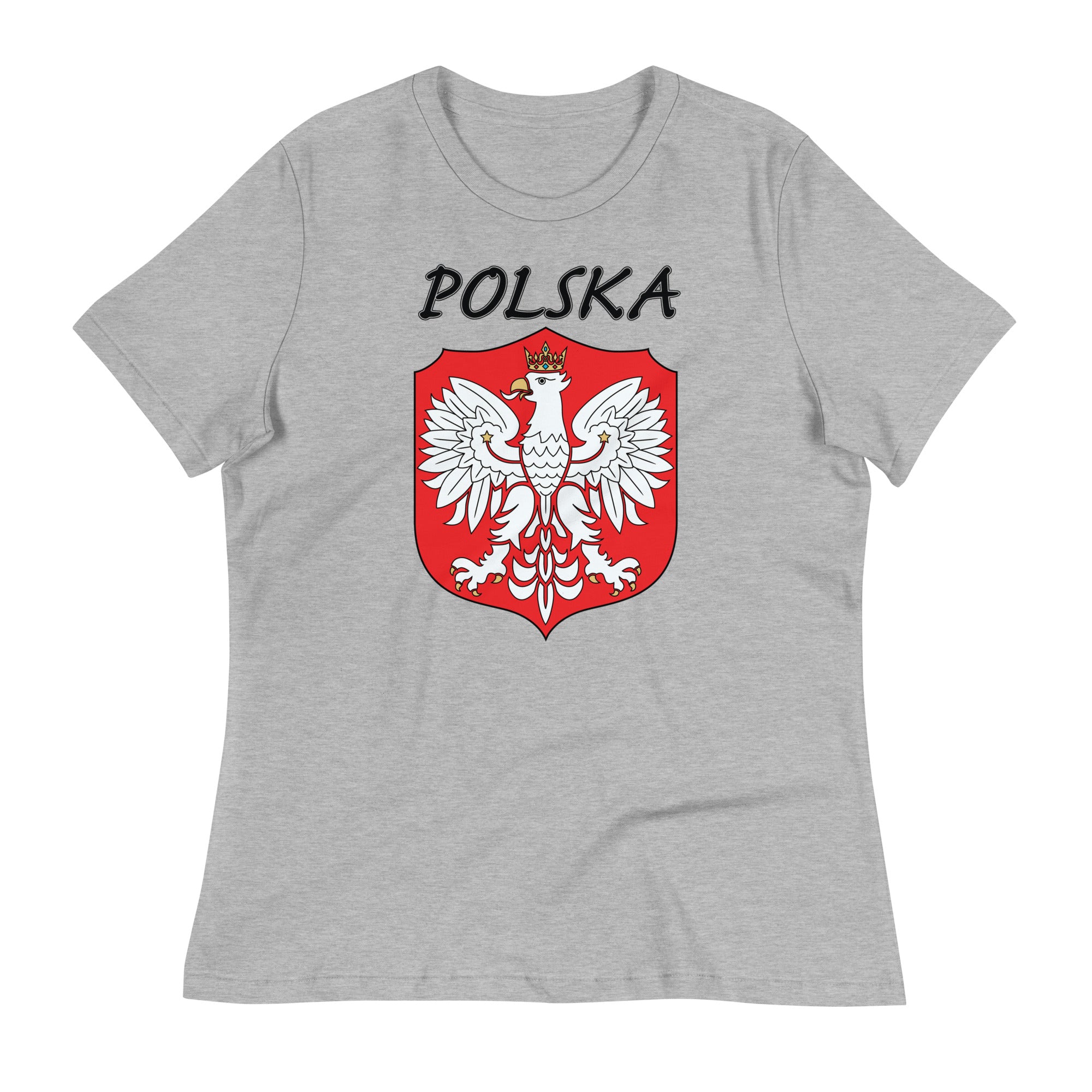 Polska Eagle Shield Women's Relaxed T-Shirt