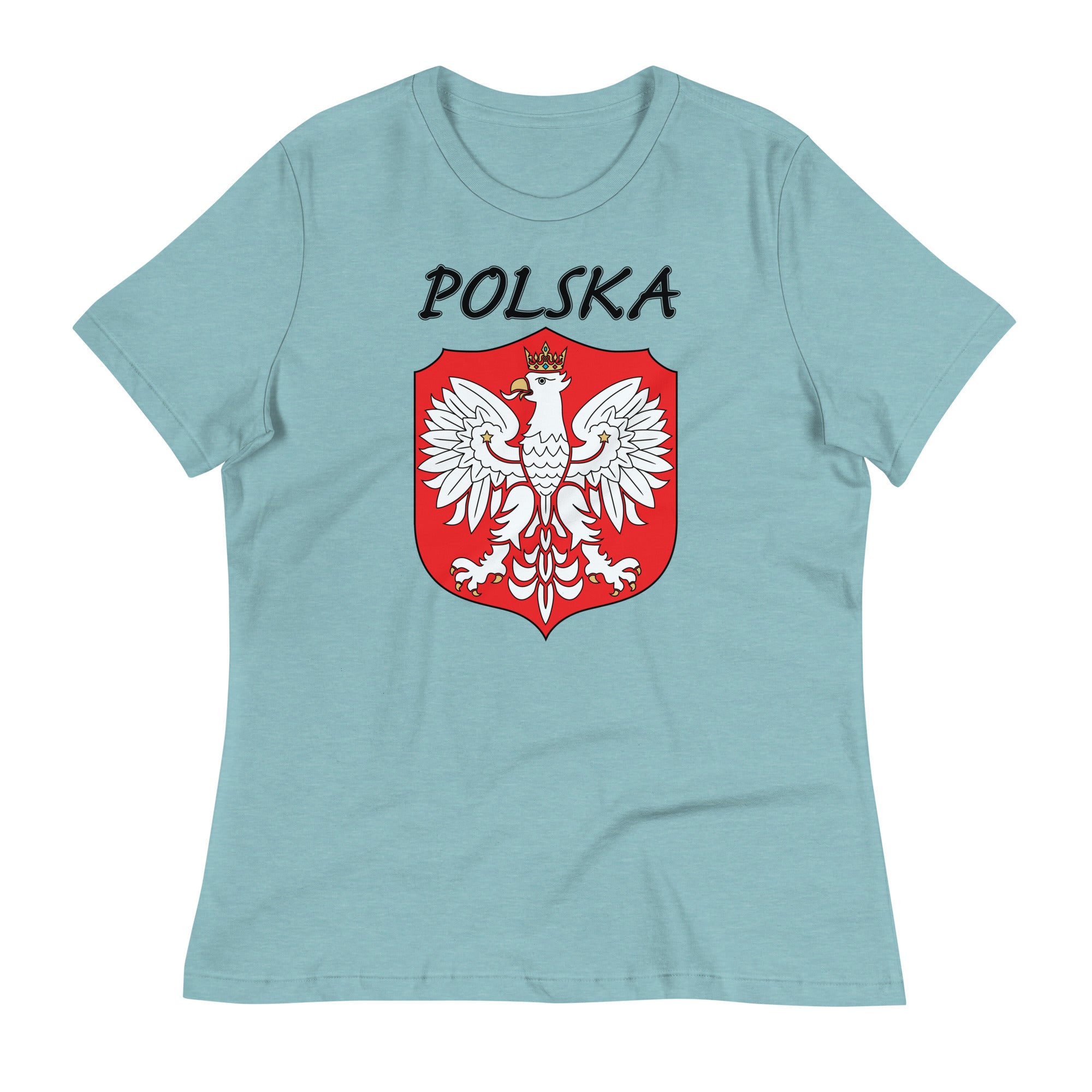 Polska Eagle Shield Women's Relaxed T-Shirt