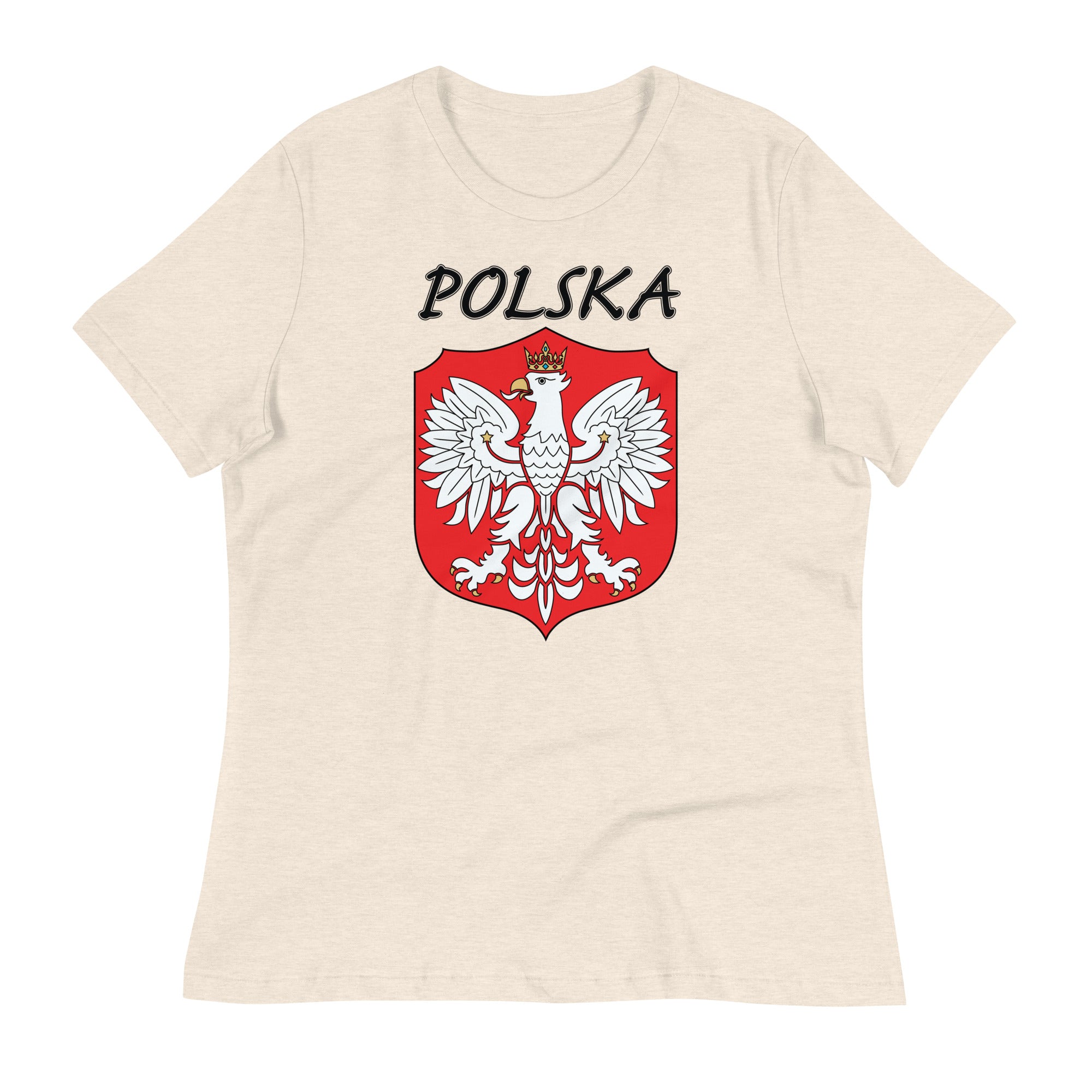 Polska Eagle Shield Women's Relaxed T-Shirt