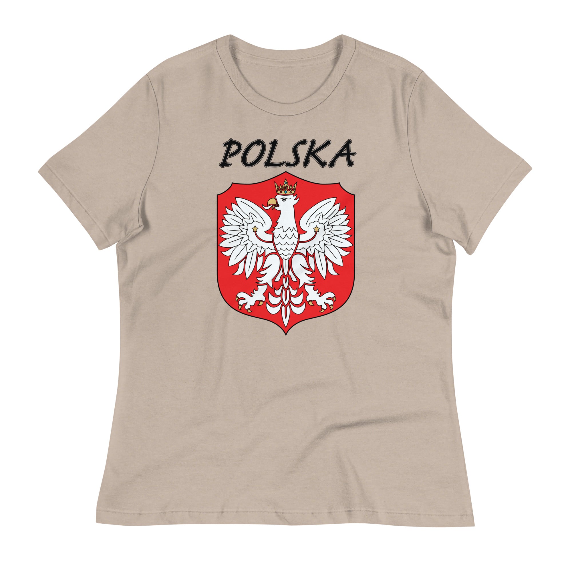 Polska Eagle Shield Women's Relaxed T-Shirt
