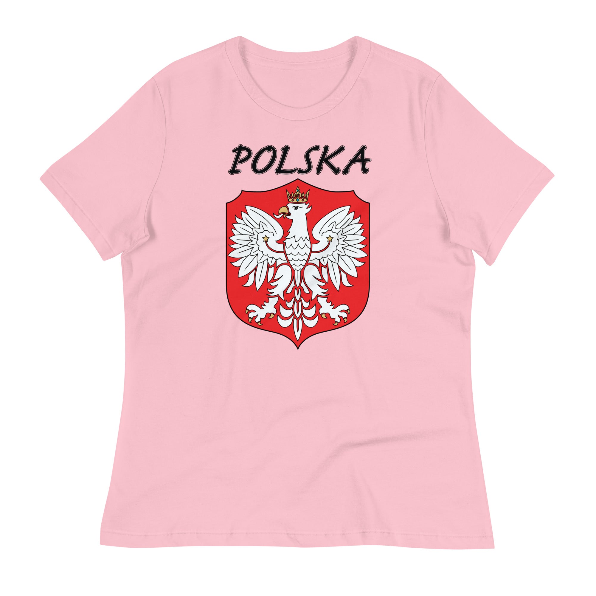 Polska Eagle Shield Women's Relaxed T-Shirt