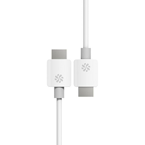 Kanex High Speed HDMI Cable, 19 inches/0.5 meters-White